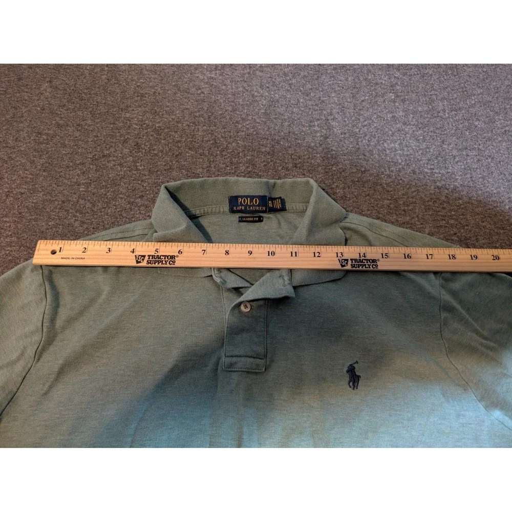 Polo Ralph Lauren Golf Polo Soft Green Classic Fit‎ Short Sleeve Size XL